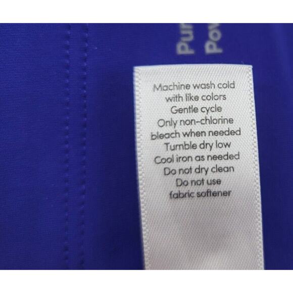 Athleta Women's Mesh‎ Capri Leggings Blue Size Small High-Rise Workout Pants - Picture 9 of 9